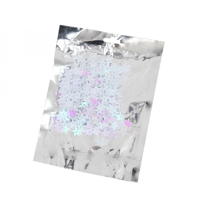 Конфетти 27гр/уп "Звезды" перламутр, Микрос