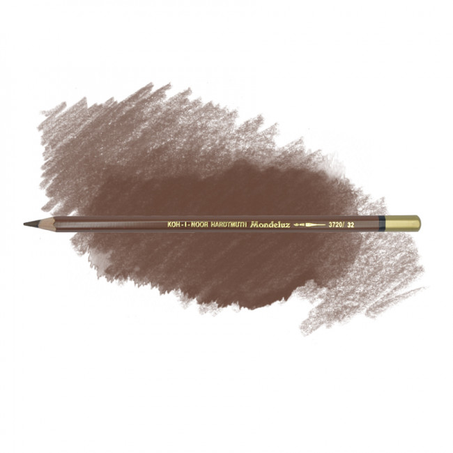Карандаш 3,8мм акварельный, сиенна натуральная, Mondeluz Koh-I-Noor/3720032002KS (12) Карандаш 3,8мм акварельный, сиенна натуральная, Mondeluz Koh-I-Noor/3720032002KS (12)