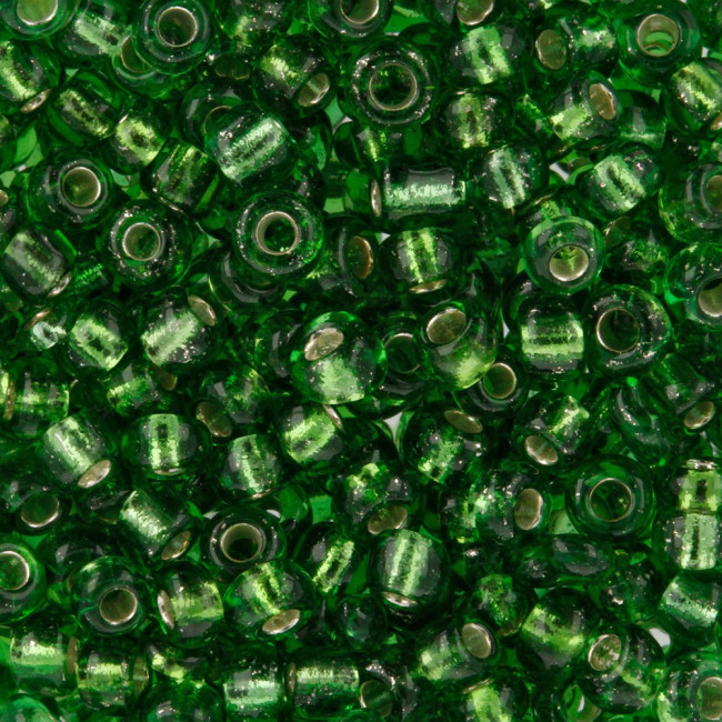 Бисер 10г 08/0 (0021-0056), т.зеленый Zlatka/GR №0027В