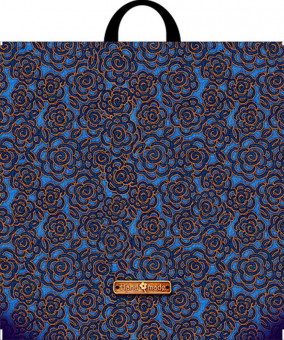 Пакет ПВД петлевой (44*44) 70 мкм "Джинсовая роза" Пакет ПВД петлевой (44*44) 70 мкм "Джинсовая роза"