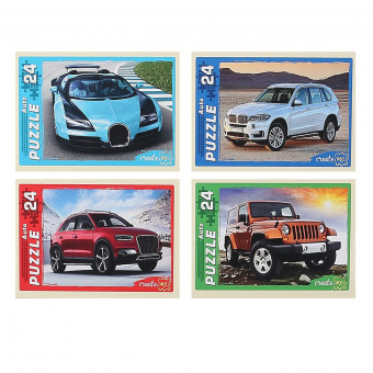 Пазлы 24 элемента "Лучшая машина", Рыжий Кот/П24-6323 Пазлы 24 элемента "Лучшая машина", Рыжий Кот/П24-6323