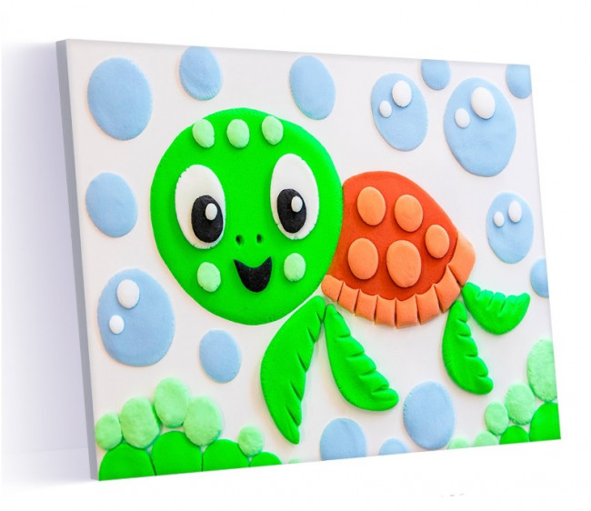 Картина из воздушного пластилина "Черепашка", PK008