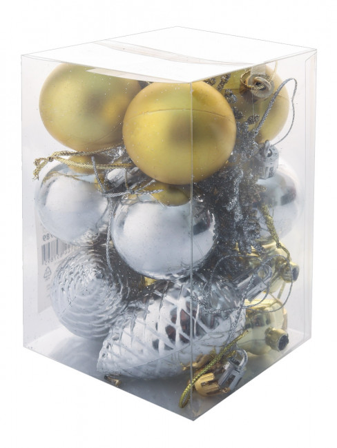 Набор украшений "Праздничный" ёлочных, 14шт, MILAND/НУ-5789