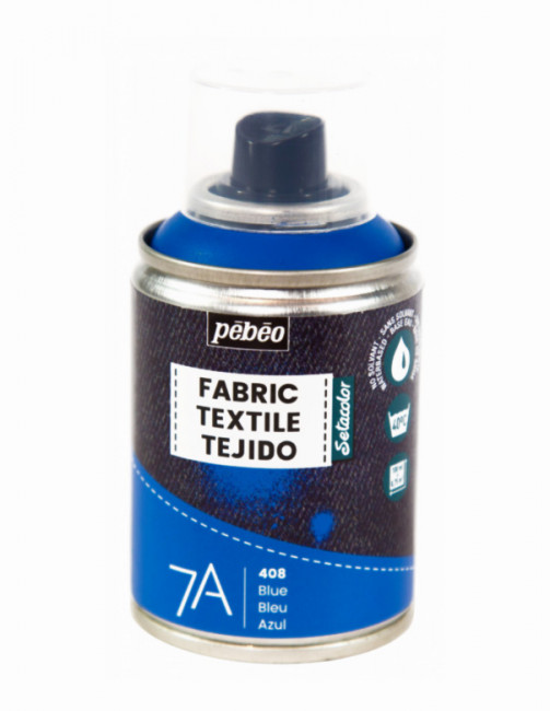 Краска 100мл для текстиля "7А Spray" (аэрозоль), 403, синий, PEBEO/805408 Краска 100мл для текстиля "7А Spray" (аэрозоль), 403, синий, PEBEO/805408