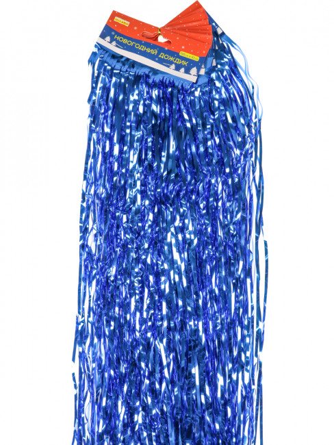 Дождик синий "Волшебство", длина 1,5 м, диаметр 10 см MILAND/НУ-5495