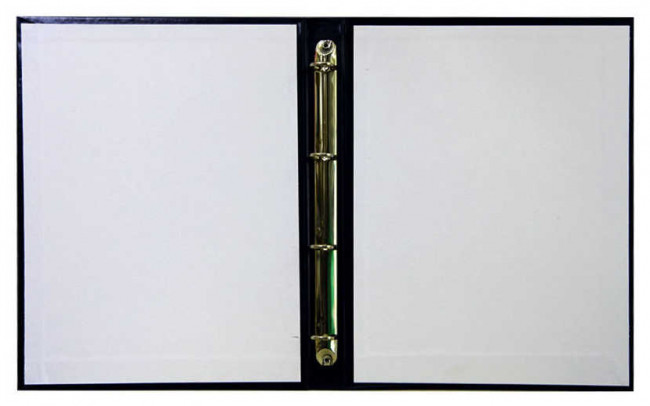 Папка "Курсовая работа" (с металлическим зажимом), бумвинил, корешок 30 мм жесткий, синий, ПКР-203