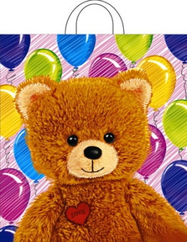 Пакет ПНД петлевой 38*42 40 мкм "Топтыжка" (25)