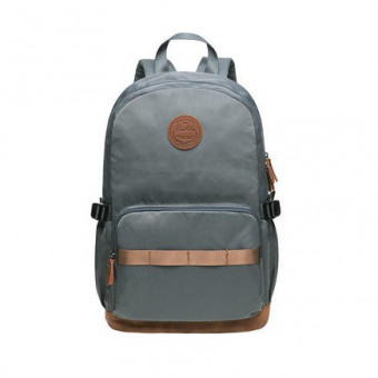 Рюкзак серый, 43*28*12см, текстиль, 1 отделение, 3 наружных кармана, №K1005-2 Intelligent/WGBZ-9 (1/1/10)