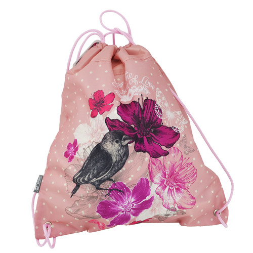 Сумка для обуви "Spring season" 350*400 мм, текстиль с рисунком, 1 отделение (BG) Сумка для обуви "Spring season" 350*400 мм, текстиль с рисунком, 1 отделение (BG)