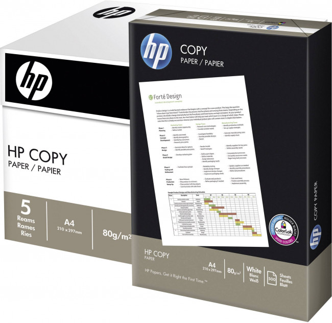 Бумага офисная HP Copy  А4, 80 г/кв.м, 500 листов, класс бумаги С, белизна CIE 146%  (5/240)