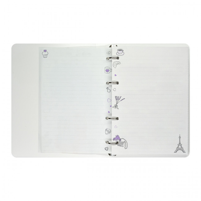 Тетрадь А5 80л линия "Модница", со сменным блоком, на кольцах, BV/7-80-632/08(16)