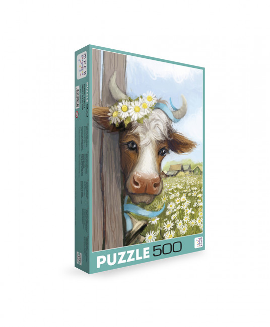 Пазл 500 элементов "Корова Зорька" ФРЕЯ