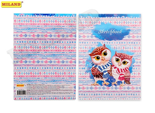 Скетчбук Совята А5, 48л, КБС С48-2214