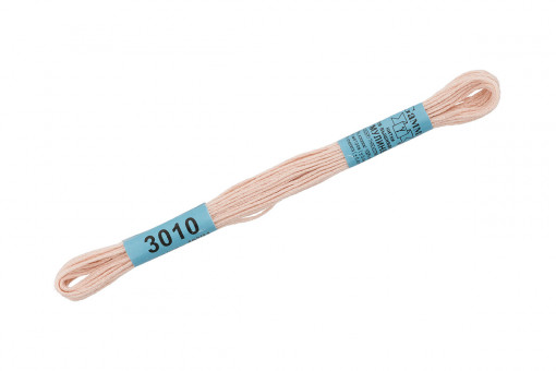 Нитки для вышивания "Gamma"    мулине  ( 0820-3070 )  100% хлопок     8 м №3010 бл.розовый