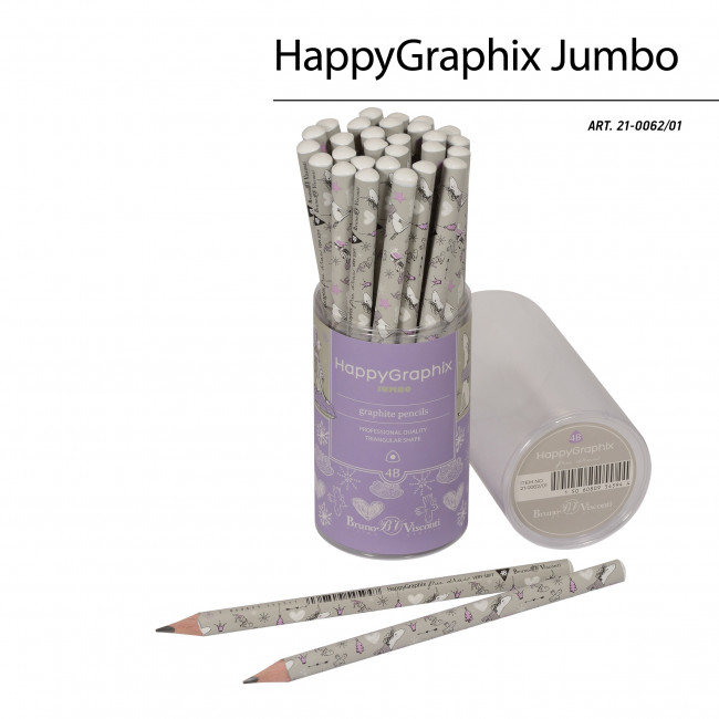 Карандаш 3,5мм 4В чернографитовый "HappyGraphix. Девочка и единорог. Птички", BV/21-0062/01 (30) Карандаш 3,5мм 4В чернографитовый "HappyGraphix. Девочка и единорог. Птички", BV/21-0062/01 (30)