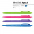 Ручка автоматическая 0,5мм синяя "SlimClick. Special", 4 цвета ассорти, BV/20-0077 (24)