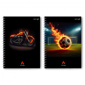 Тетрадь А4 80 клетка "Формула движения" на гребне, Светоч/Т125_01229 (4/16)