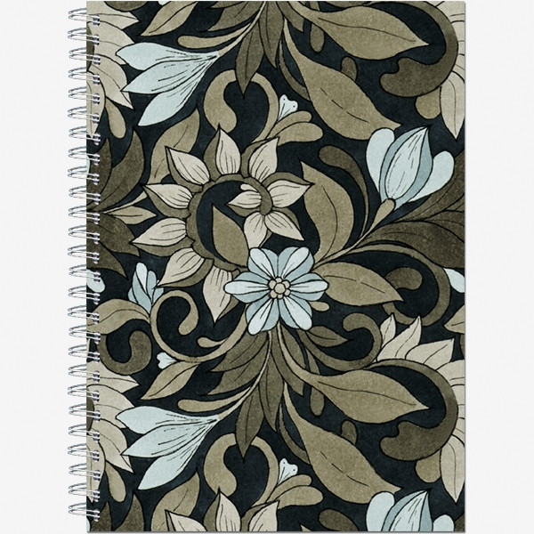 Тетрадь общ., 145х203, 96л., "Принты", печать + лам. + каш (10)