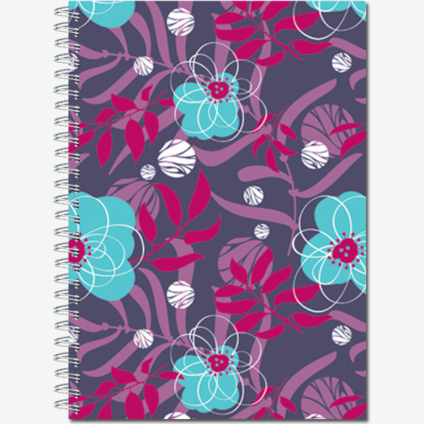 Тетрадь общ., 145х203, 96л., "Принты", печать + лам. + каш (10)