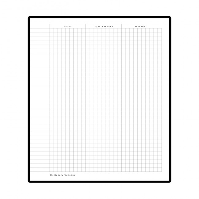 Тетрадь А6 48л клетка "Platinum" для записи иностранных слов, BV/7-48-418 Тетрадь А6 48л клетка "Platinum" для записи иностранных слов, BV/7-48-418