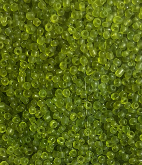 Бисер "ASMAR" размер №12, вес: 50 г, салатовый матовый