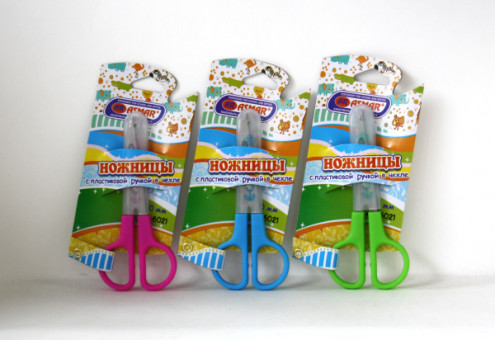 НОЖНИЦЫ "ASMAR" ПЛАСТИК. РУЧКИ (120ММ) В ЧЕХЛЕ (12) НОЖНИЦЫ "ASMAR" ПЛАСТИК. РУЧКИ (120ММ) В ЧЕХЛЕ (12)