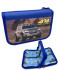 Пенал 2  отд. CH-43 "Внедорожник" синий, внутреннее оформление, без наполнения, в ПВХ-пакете (1/12/120)