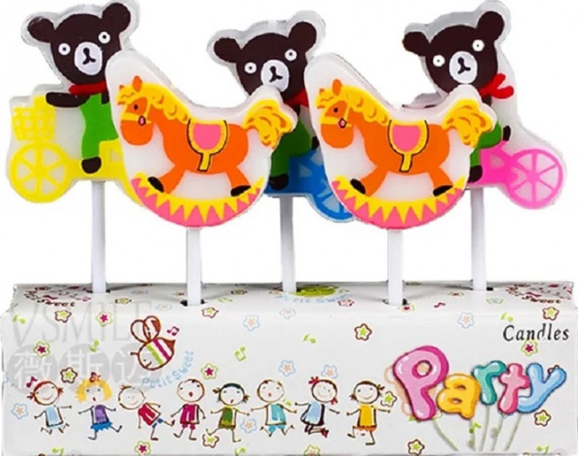 СВЕЧА  цифра  "Мультик" (12)