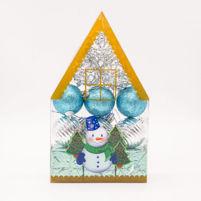 Набор елочных украшений 5см ассорти, 12 шт, Микрос/ч44220