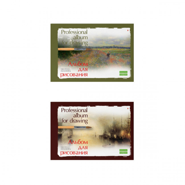 Альбом для рисования А4 20л, на склейке, серия "Профессиональная". BV/1-20-234 (8/32)