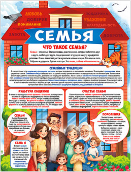 Плакат "Семья", р2-684 (10)