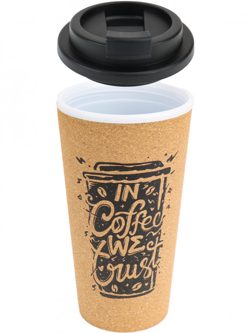 Термостакан. Мы верим в кофе, 450 мл КП-8193