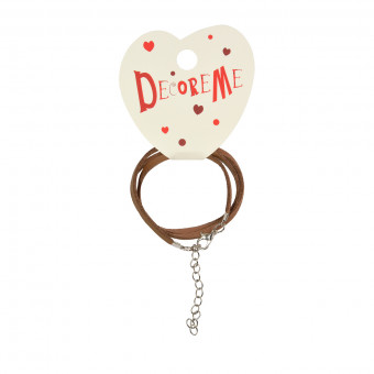 Шнурок 41см кожаный плоский с застежкой,  BV/2-155/12 (10) Шнурок 41см кожаный плоский с застежкой,  BV/2-155/12 (10)