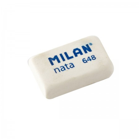 Ластик 19*31*9 мм Nata 648 прямоугольный из мягкого пластика, MILAN/CPM648N (48)