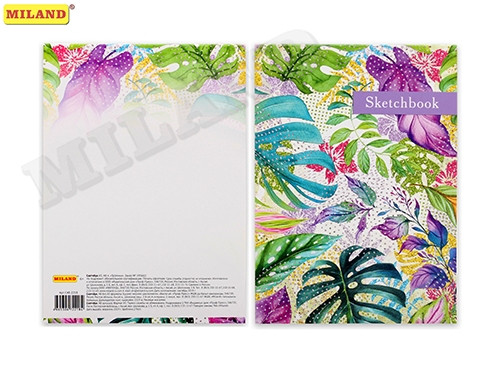 Скетчбук Тропики А5, 48л, КБС С48-2218