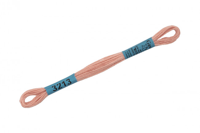 Нитки для вышивания "Gamma"    мулине  ( 3173-6115 )  100% хлопок     8 м №3213 т.кремовый