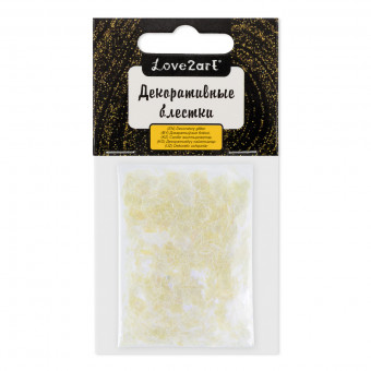 Декоративные блестки 5 г 4.5мл "Хлопья", №12 белый с фиолетовым отливом, Love2art/GLI-02 №12 (5) Декоративные блестки 5 г 4.5мл "Хлопья", №12 белый с фиолетовым отливом, Love2art/GLI-02 №12 (5)
