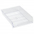 Лоток L 272мм для бумаг, горизонтальный "Респект", сетчатый, прозрачный, СТАММ/ЛТГ-31162 (6)