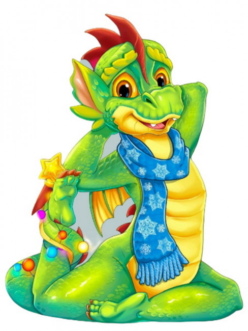 Магнит 7х7см " Драконайога:поза Королевский голубь" MILAND/НУ-4699