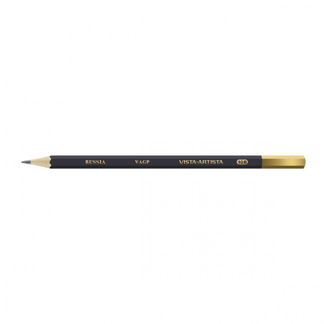 Чернографитный карандаш 10М (10B), VISTA-ARTISTA/VAGP 10М (12)