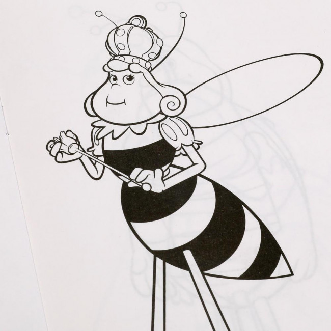 Раскраска «Пчёлка Майя. Весёлые приключения». Формат: 145х210мм 16стр, Умка