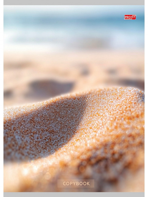 Тетрадь А4 96 клетка "Песок в макросъёмке", скрепка, Profit/Т96-4873 (5/30)