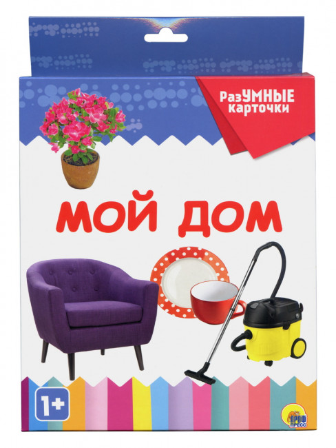 Разумные карточки "Мой дом". Формат: 170х256х12 20л, Проф-Пресс