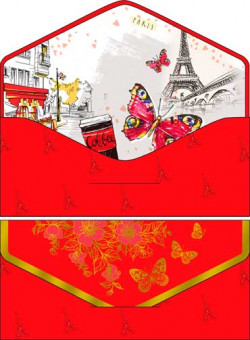 Конверт для денег"Город", 90-90-s (10)