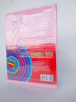 БУМАГА ЦВЕТНАЯ  100Л. "ASMAR" ПЛОТНОСТЬ БУМАГИ 80ГР РОЗОВАЯ БУМАГА ЦВЕТНАЯ  100Л. "ASMAR" ПЛОТНОСТЬ БУМАГИ 80ГР РОЗОВАЯ