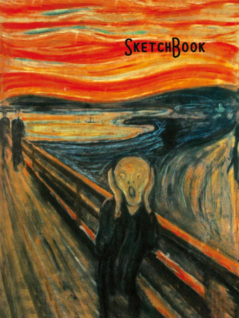 Скетчбук "Крик. Эдвард Мунк". Формат:202х145х13мм 160стр (10) Скетчбук "Крик. Эдвард Мунк". Формат:202х145х13мм 160стр (10)