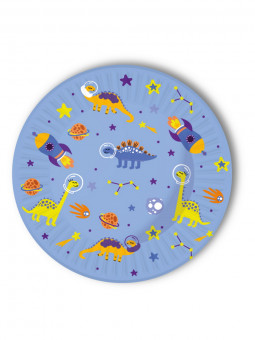 Бумажные 23 см тарелки "Динозавры", 6 шт, MILAND/ТБ-2128 Бумажные 23 см тарелки "Динозавры", 6 шт, MILAND/ТБ-2128