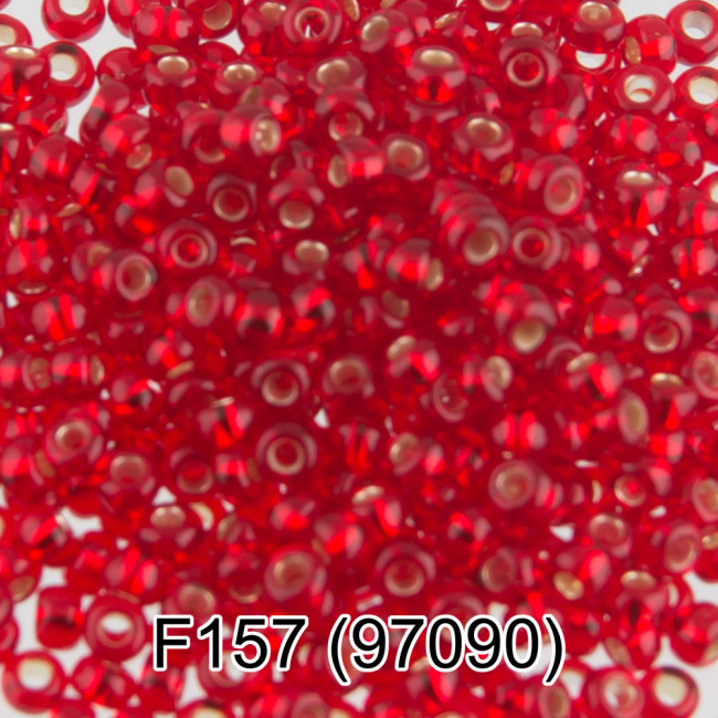 Бисер Чехия "GAMMA" круглый 6   10/0   2.3 мм    5 г  1-й сорт F157 гранат ( 97090 )