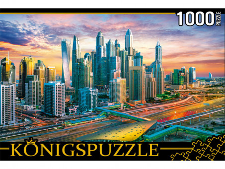 ПАЗЛЫ 1000 элементов. ШТK1000-6800 ФУТУРИСТИЧЕСКИЙ ДУБАЙ