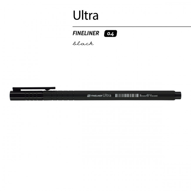 Ручка капиллярная 0,4мм черная "Ultra. Fineliner", BV/36-0003 (24) Ручка капиллярная 0,4мм черная "Ultra. Fineliner", BV/36-0003 (24)